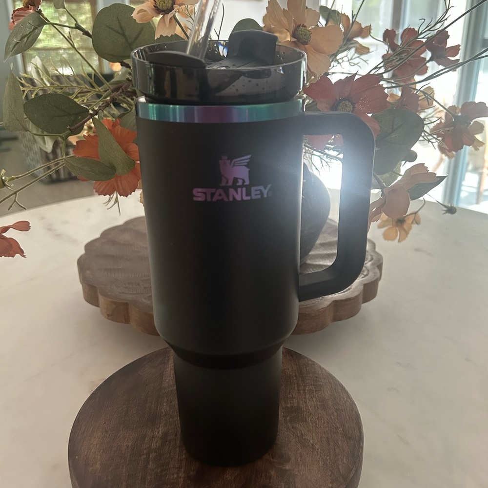 Stanley Matte Black Travel Mug with Handle